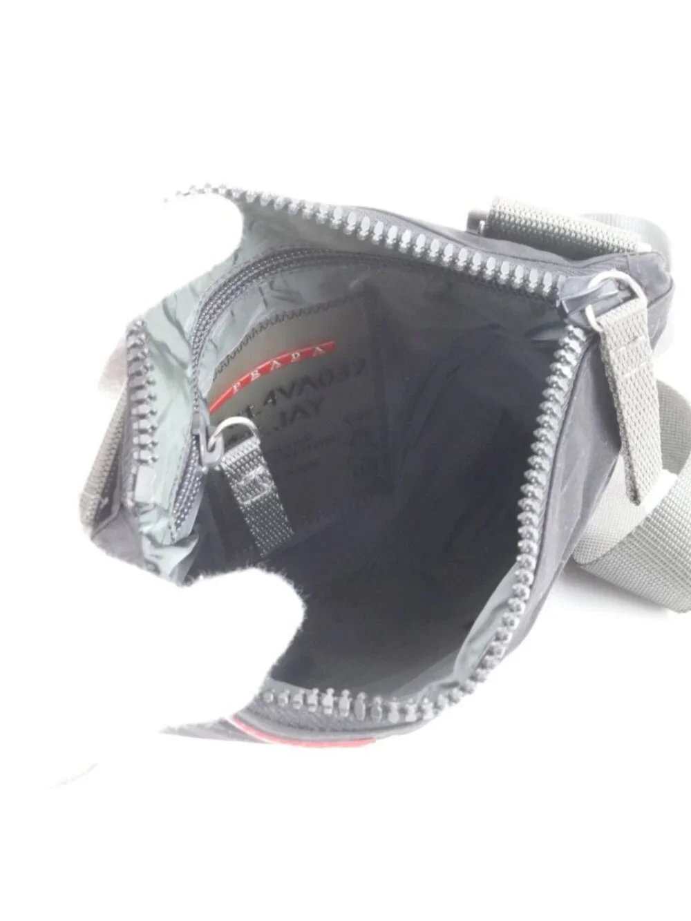 Prada Sports Shoulder Bag Crossbody Messenger Tote Black Rbm - Picture 7 of 8